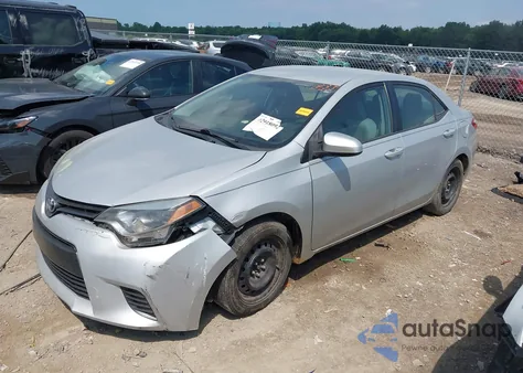 2016 Toyota Corolla Le из США, поврежденный, VIN 2T1BURHE9GC527763
